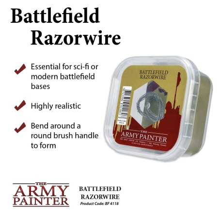 Buy Battlefield Basing: Battlefield Razorwire | Army painter | Agorajeux game store