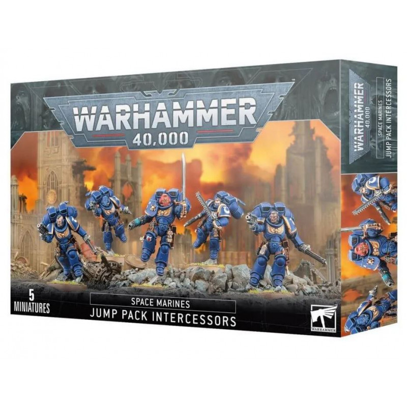 Space Marines Primaris Intercessors with Jump Packs