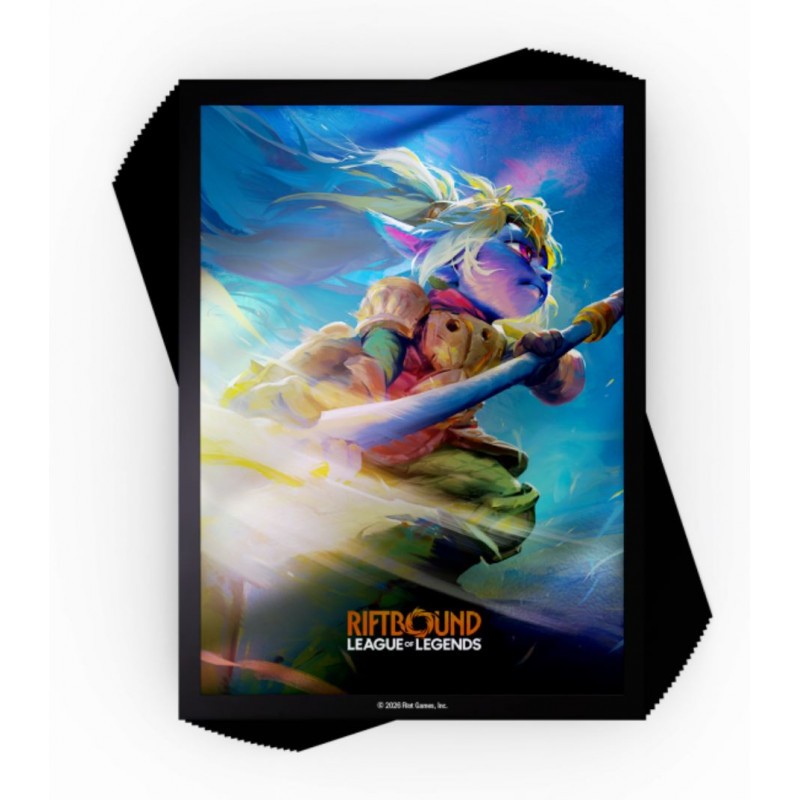Riftbound: LoL TCG - Unleashed Art Sleeves: Poppy, Keeper of the Hammer (100 Sleeves)
