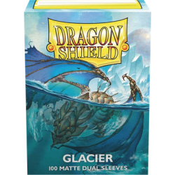 Buy 100 Dragon Shield Dual Matte - Glacier | Agorajeux Game Store