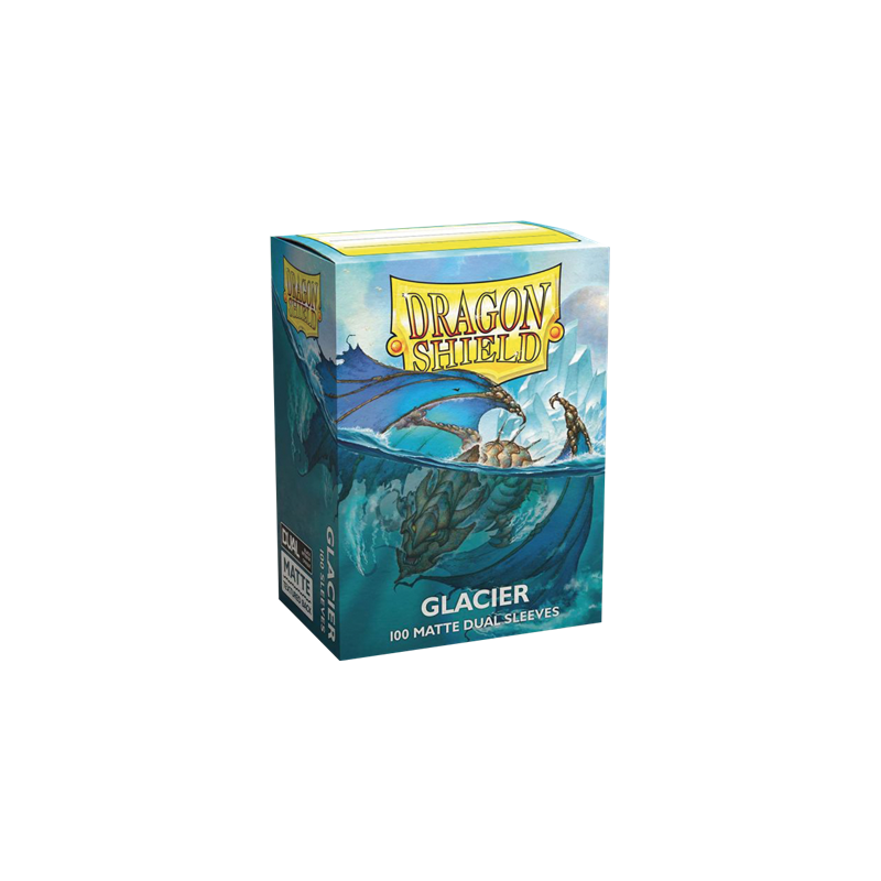 100 Dragon Shield Dual Matte - Glacier