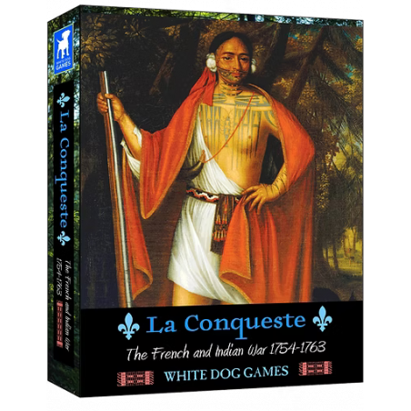 Buy La Conqueste - canvas map - White Dog - Agorajeux