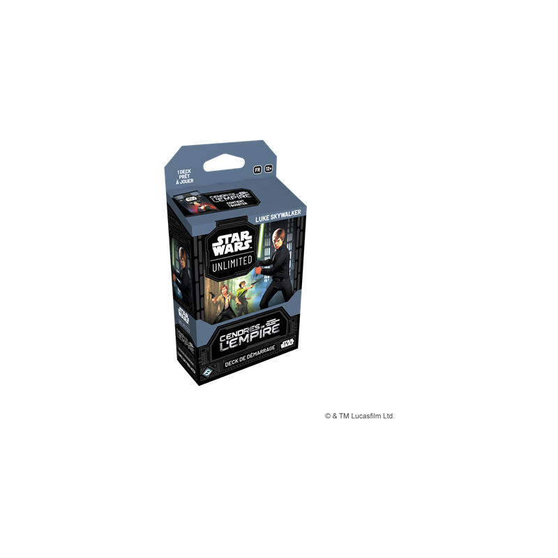 SW Unlimited: Deck de démarrage set 8 Cendres de l'Empire - Luke Skywalker