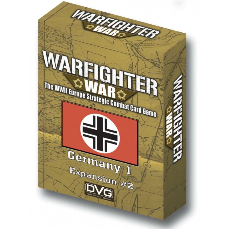 Warfighter War: The WWII Europe Strategic Combat Card Game - Expansion 2 Germany 1