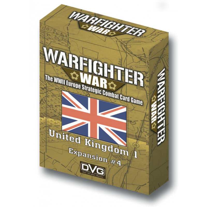 Warfighter War: The WWII Europe Strategic Combat Card Game - Expansion 4 United-Kingdom 1