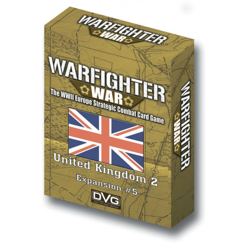 Warfighter War: The WWII Europe Strategic Combat Card Game - Expansion 5 United-Kingdom 2