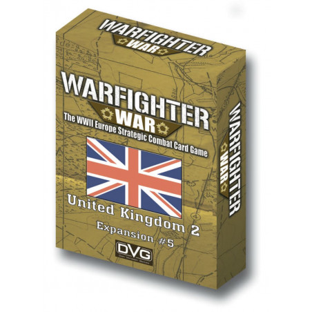 Warfighter War: The WWII Europe Strategic Combat Card Game - Expansion 5 United-Kingdom 2