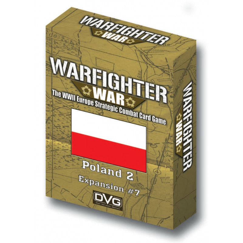 Warfighter War: The WWII Europe Strategic Combat Card Game - Expansion 7 Poland 2