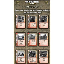 Buy Warfighter War: The WWII Europe Strategic Combat Card Game - Expansion 7 Poland 2 | DVG | Agorajeux game store