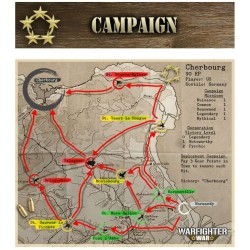 Warfighter War: The WWII Europe Strategic Combat Card Game - Expansion Cherbourg