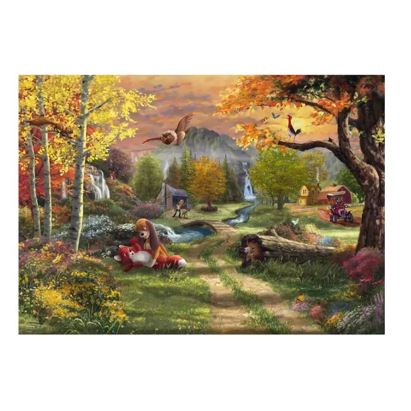 Puzzle Disney : Rox et Rouky - 1000 pièces
