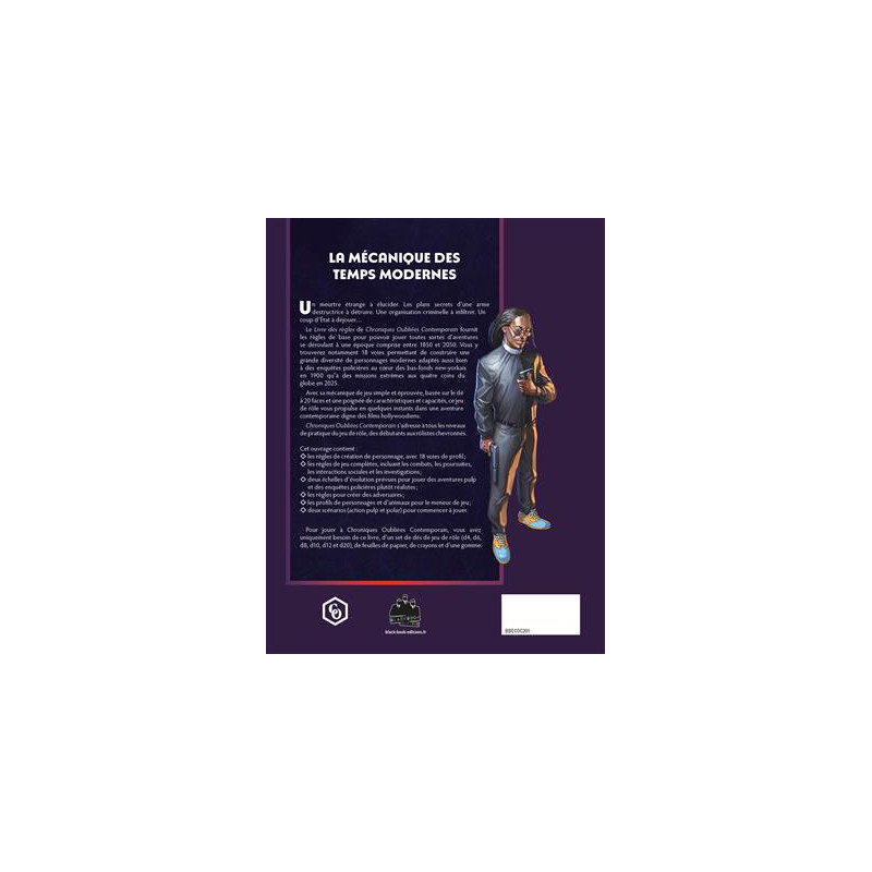 Chroniques Oubliées Contemporain 2 - Livre de Règles