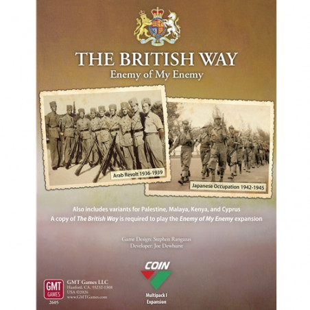 Buy The British Way: Enemy of My Enemy | GMT Games | Agorajeux Shop