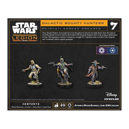 Buy Star Wars : Légion - Galactic Bounty Hunters | Atomic Mass Games | Agorajeux Game Store