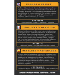 Buy Star Wars Legion : Rogues & Rebels | Atomic Mass Games | Agorajeux game store