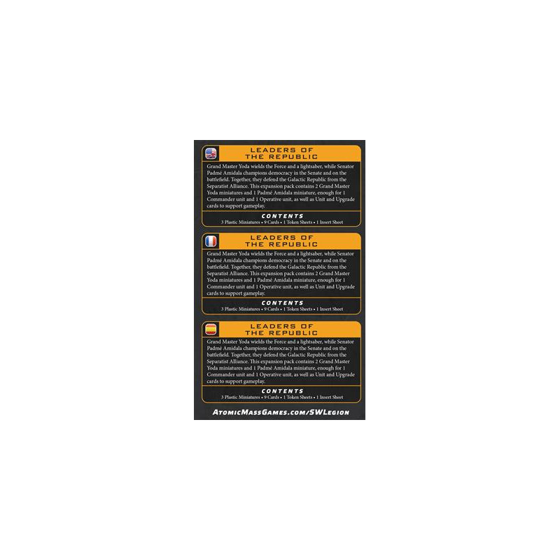 Star Wars Legion : Leaders of the Republic