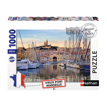 Puzzle Promenade dans le vieux port, Marseille - 1000 pièces