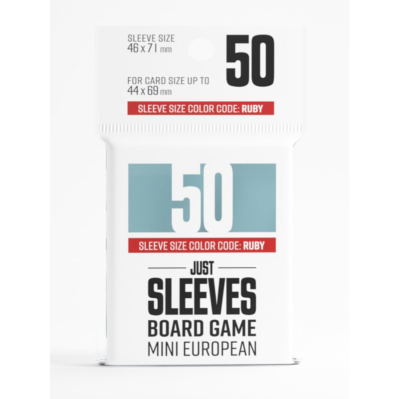 Just Sleeves Boardgame 50 Mini European sleeves