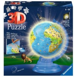 3D Puzzle Illuminated Globe...