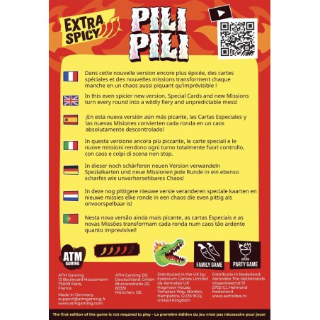 Buy Pili Pili - Extra Spicy - Agorajeux Gamestore