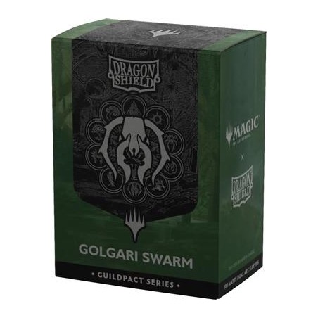 100 Dragon Shield Matte : Golgari Swarm 63x88