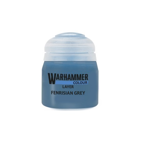 Warhammer colour : Pot de peinture Layer - Fenrissian Grey