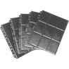 Gamegenic 18-pocket pages side-loading black for ring-binder - Agorajeux game store
