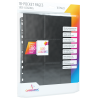 Gamegenic 18-pocket pages side-loading black for ring-binder - Agorajeux game store