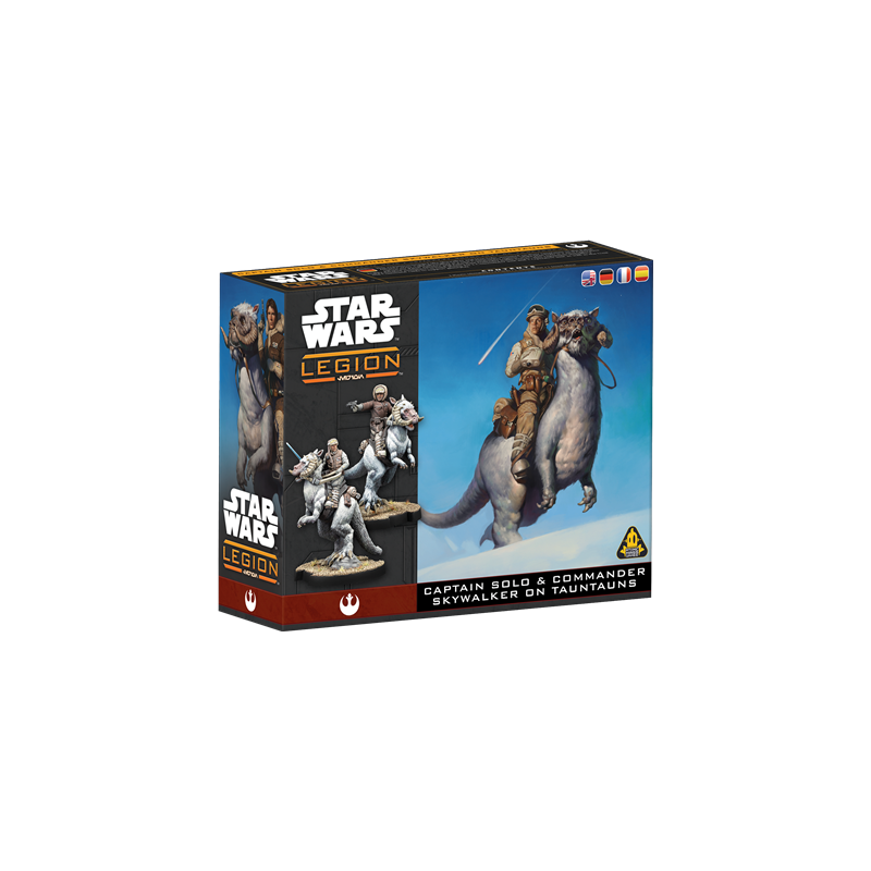 Star Wars : Légion - Han Solo & Luke Skywalker on Tauntauns