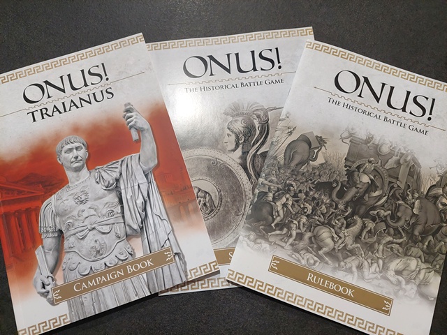 Onus Traianus : les manuels de jeu